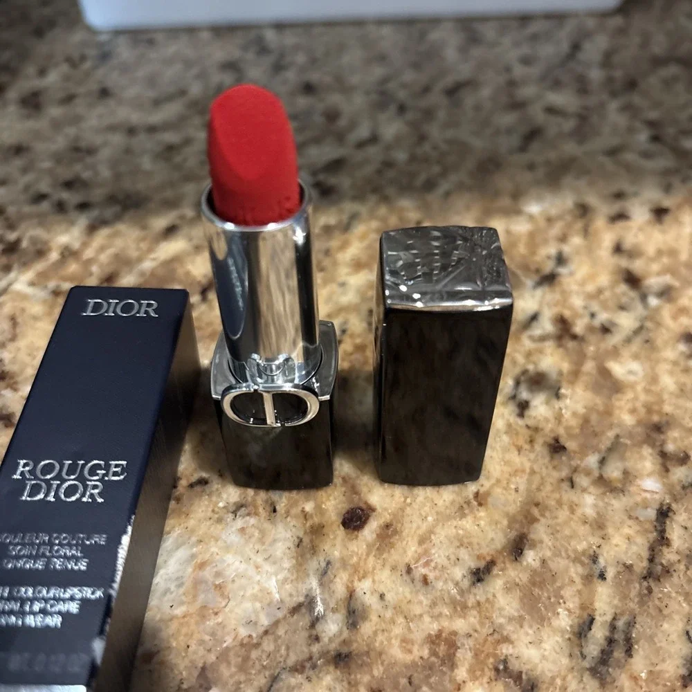 Christian Dior Rouge Dior Lipstick Velvet #999 *NEW IN BOX*